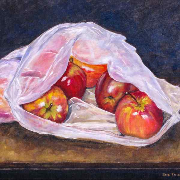 Apples in a Plastic Bag